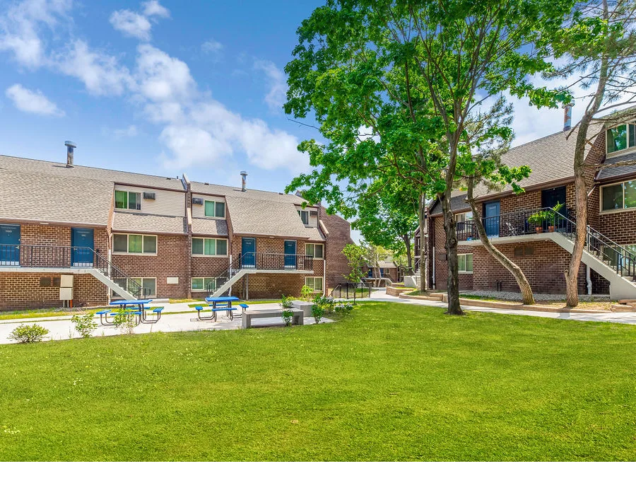 A garden-style affordable housing property in New Jersey