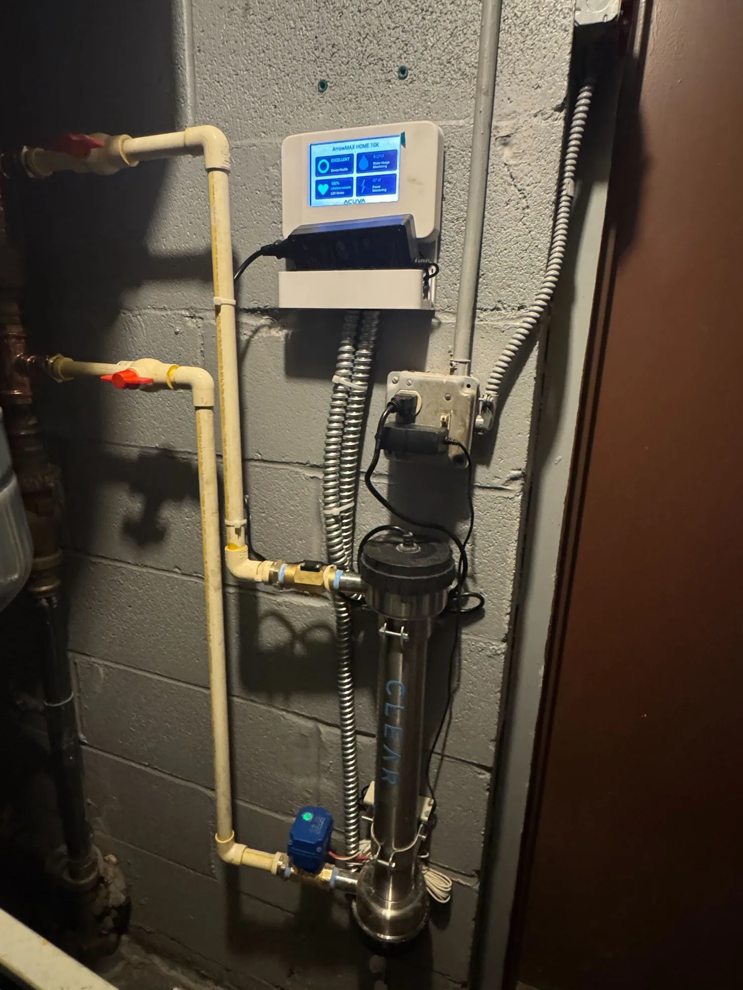 Clear’s UV LED system at Pilgrim Baptist Village.